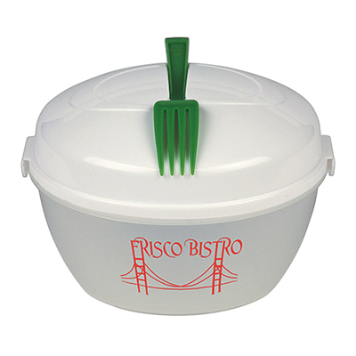 Salad Bowl Set with Lid & Dressing Container